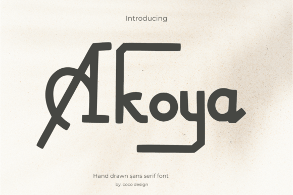 Akoya: The Perfect Hand-Drawn Serif Font for Web Design