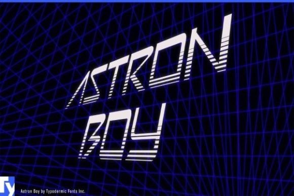 Astron Boy: A Rounded-Square Decorative Font for Creative Projects