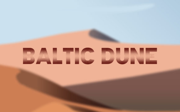 Baltic Dune: A Creative Decorative Font for Editorial Design