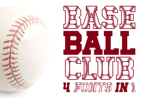 Baseball Club: A Charming Decorative Font for Editorial Design