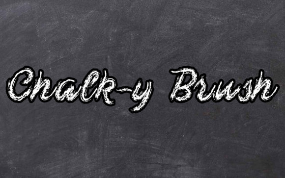 Chalk-y Brush: A Versatile Free Font for Creative Projects