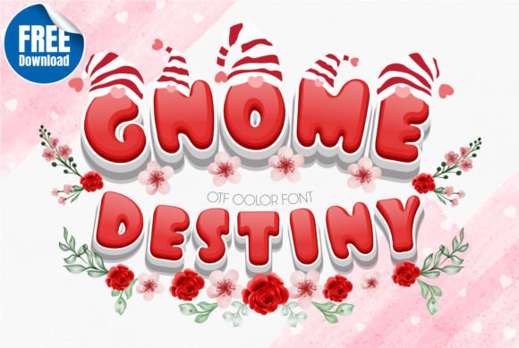 Discover Gnome Destiny: A Sweet and Fun Color Font