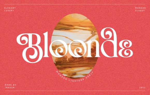 Discover the Elegance of Bloonde: A Modern Serif Font