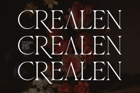 Discover the Elegance of Crealen: A Stylish Serif Font