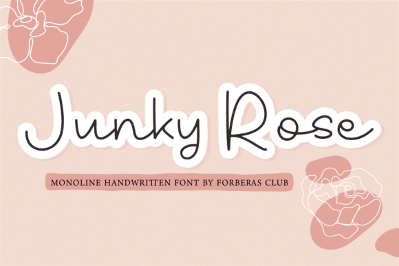 Discover the Elegance of Junky Rose Font