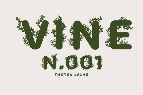 Enhance Your Brand with Vine N.001 Decorative Font