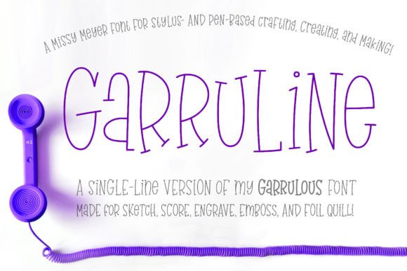 Enhance Your Craft Projects with Garruline Single Line