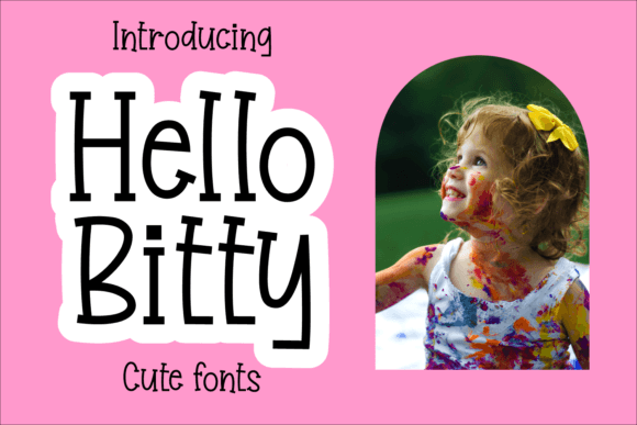 Hello Bitty: A Charming Serif Font for Creative Projects