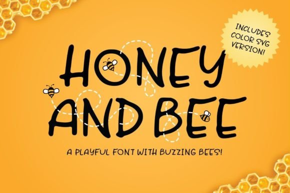 Honey and Bee: A Playful Font for Creative Makers