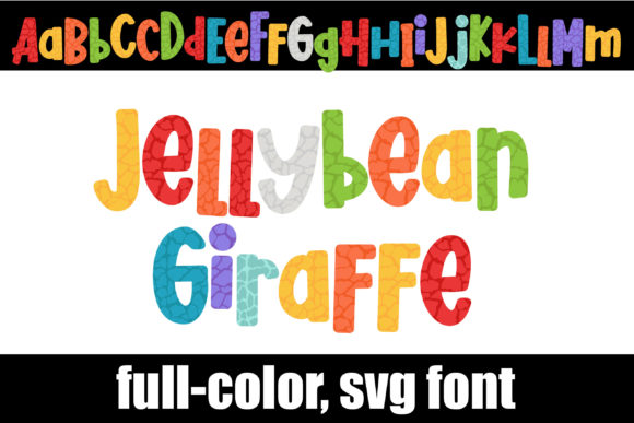 Jellybean Giraffe: A Vibrant Font for Creative Branding