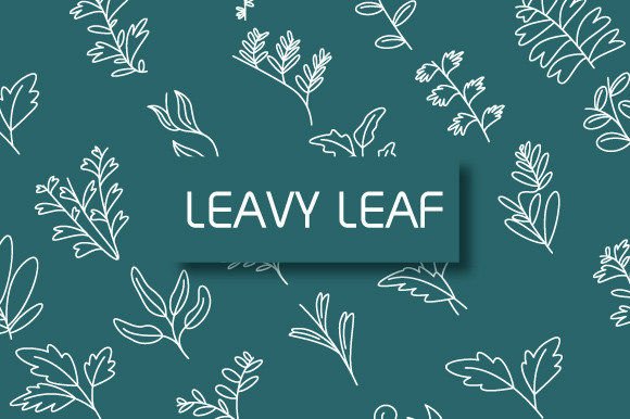 Leavy Leaf: A Charming Font for Creative Makers