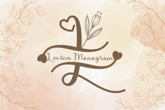 Levina Monogram Font: A Romantic and Lovely Typeface
