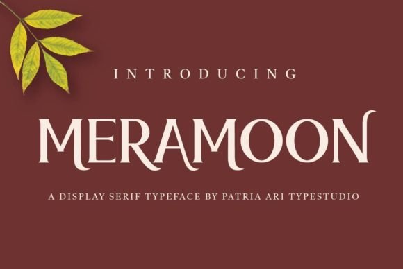 Meramoon: A Delicate Handwritten Font for Elegant Design