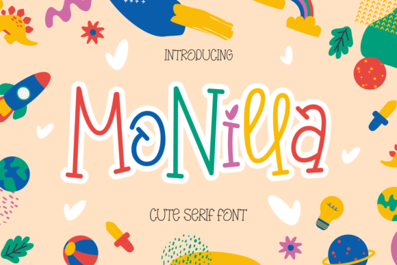Monilla: A Charming Serif Font for Crafters and Creators