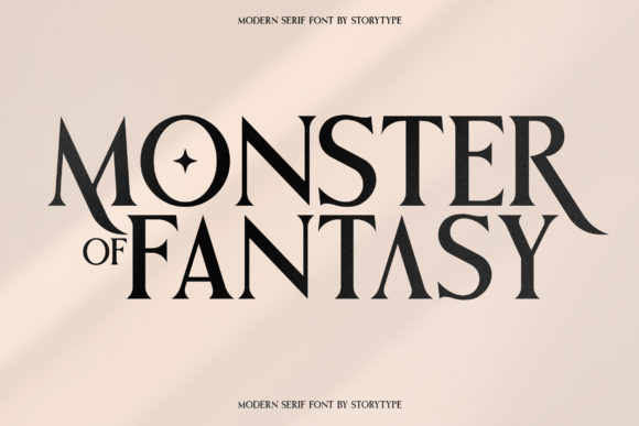 Monster of Fantasy: A Versatile Serif Font for Luxury Branding