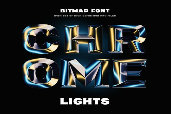 Shine with Chrome Lights: A Premium Font for Business