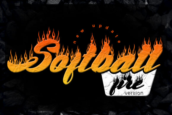 Softball Fire: A Bold and Stylish Font for Editorial Design
