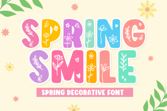 Spring Smile: A Decorative Font for Charming Branding