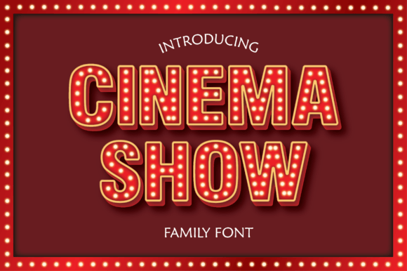 Unleash Creativity with Cinema Show Font