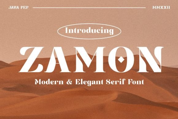 Zamon: A Bold and Daring Serif Font for Branding
