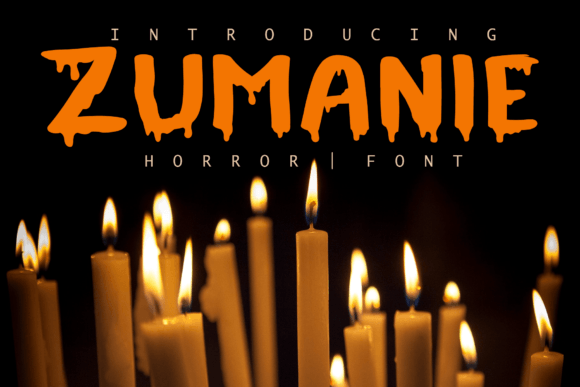 Zumanie: A Modern and Eerie Decorative Font for Crafters
